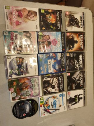 Lote de 14 Juegos para PS3, PS2 y Wii