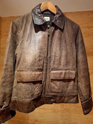 Cazadora Calvin Klein Piel Envejecida XS
