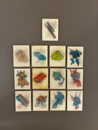 Lote Cromos Lenticulares Transformers Visiorama