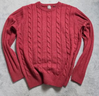 Maglione Dan John Bordeaux a Trecce XL