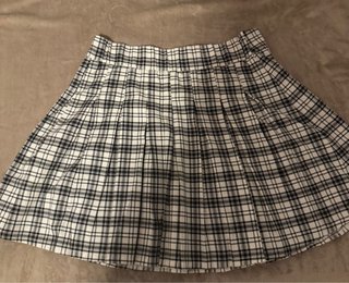 Falda Plisada de Cuadros