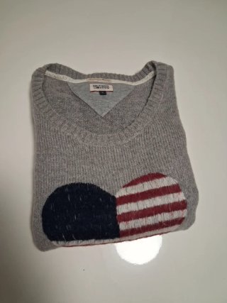 Jersey alpaca Tommy Hilfiger Gris Talla S