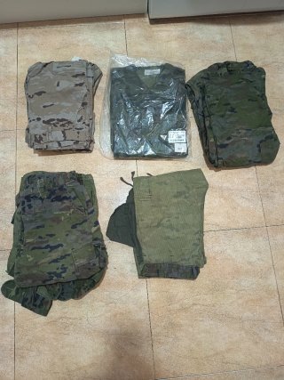 Lote de 5 prendas militares