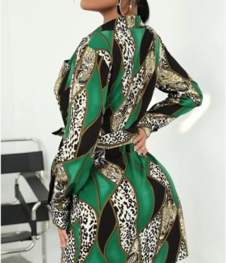 Vestido de fiesta estampado