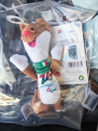 Pupazzo Milo Milano Cortina 2026