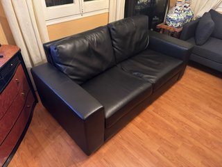 Sofá IKEA 2 plazas negro