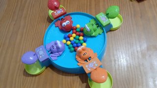 Juego de mesa de ranas tragabolas