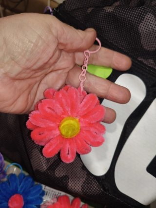 Llaveros de Flores Artesanales Hechas  limpiapipas