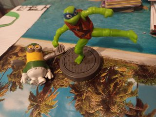 Set 2 Personaggi: Tartaruga Ninja e Minion