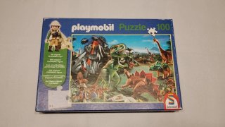 Puzzle Playmobil Dinosaurios (100 piezas) - Schmid