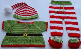 Conjunto Elfo para Bebé o Reborn