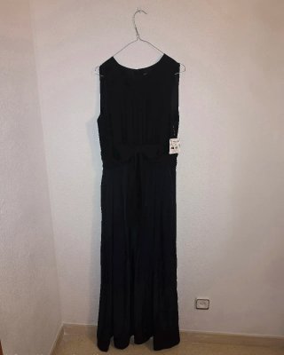 Vestido de fiesta largo negro