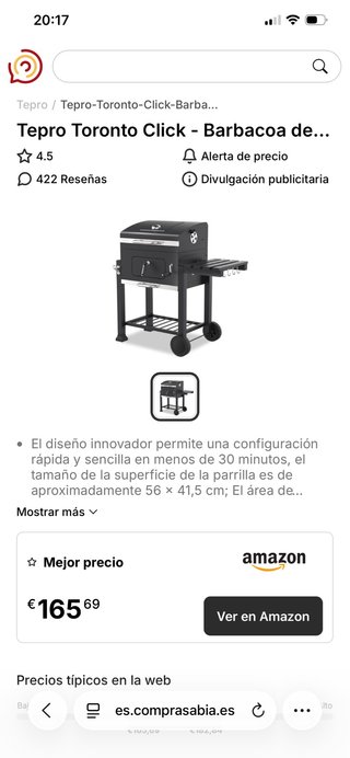 Barbacoa Tepro Toronto Click