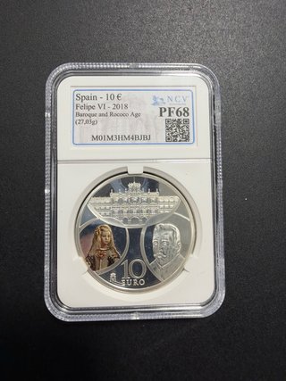 Moneda 10€ 2018 Barroco y Rococó