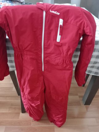 Mono de nieve rojo talla 6 (120cm)