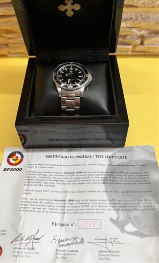 Reloj táctico/militar SAWC Albatros 200m.