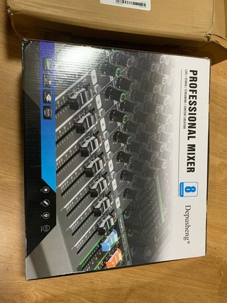 Mixer audio professionale Depusheng 8 canali