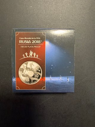 Moneda 10€ Copa Mundial FIFA 2018