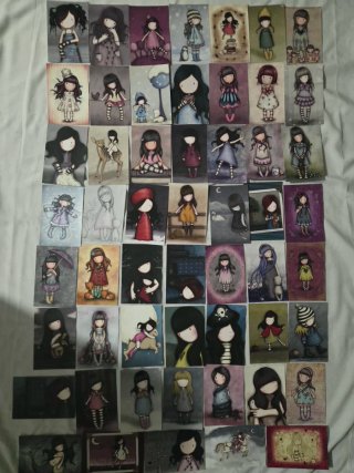 Lote de 55 Cromos Santoro Gorjuss Panini