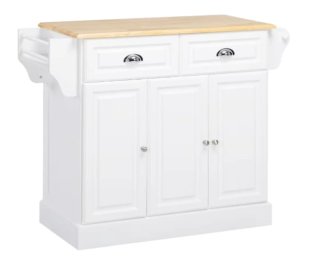 Mueble de cocina auxiliar blanco