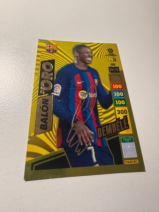 Cromo Adrenalyn 22-23 Dembélé Balón de Oro
