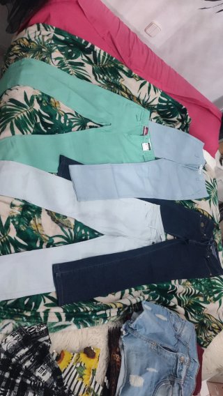 LOTE 4 PANTALONES FORMALES ELEGANTES NUEVOS MARCAS