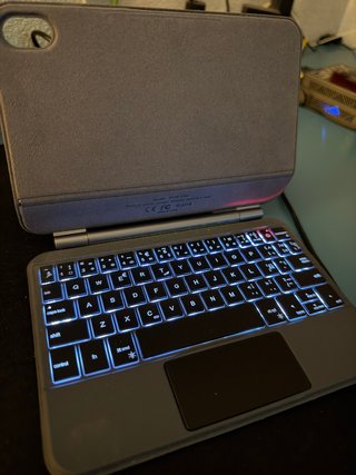 Funda Teclado Magnética iPad Mini 6/7 Bluetooth