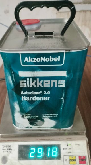 Catalizador Sikkens Autoclear 2.0 Hardener 2.5L
