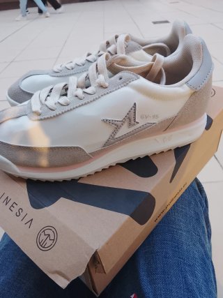 Zapatillas Polinesia Blancas y Beige