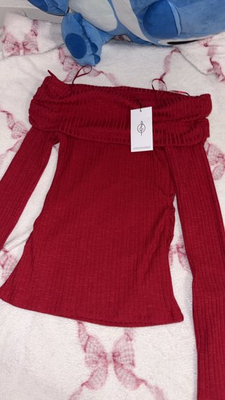 Suéter Rojo Stradivarius