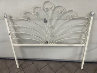 Cabecero de Metal Blanco 140 cm