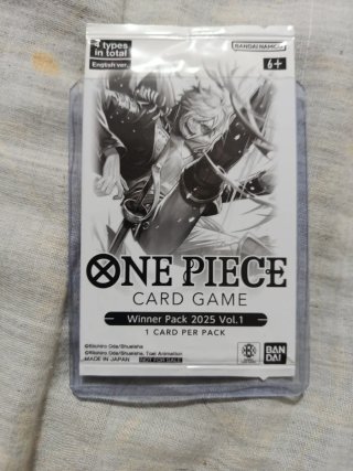 Sobre One Piece Card Game Winner Pack 2025 Vol.1