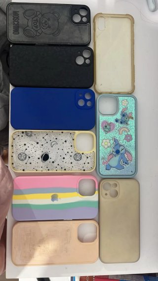 Lote de 8 fundas para iPhone 13, 14 y 15