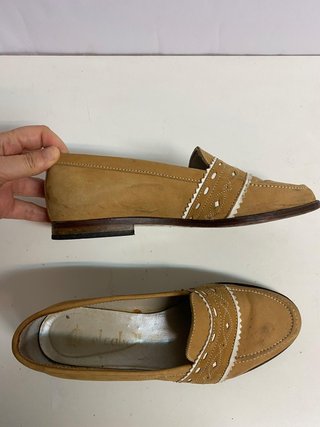 Mocasines El Caballo color mostaza