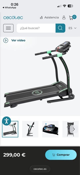 Cinta de Correr Cecotec