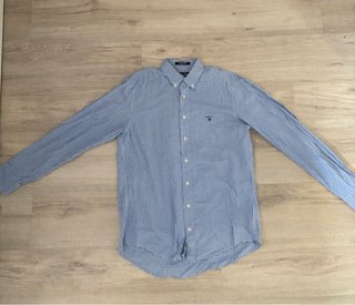 Camisa GANT azul de cuadros