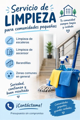 Servicio de Limpieza Comunidades