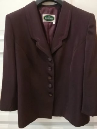 Chaqueta de Vestir Ragussa Berenjena T50