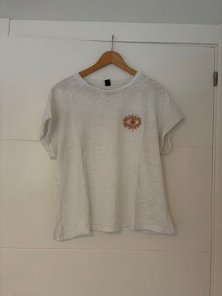 Camiseta Blanca Shein Talla L
