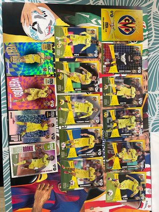 Lote de 15 Cromos Panini Villarreal CF