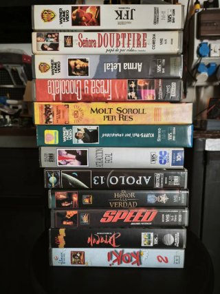 Lote de 12 Películas en VHS
