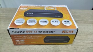 Receptor TDT DVB-T2 HD Grabador Axil RT0420T2