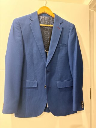 Chaqueta de traje azul