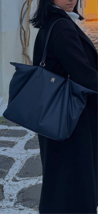 Bolso de cuero Tommy Hilfiger