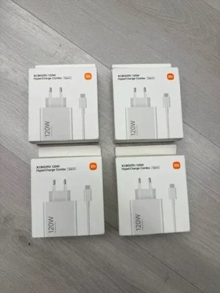 Lote de 4 cargadores Xiaomi 120W HyperCharge Comb