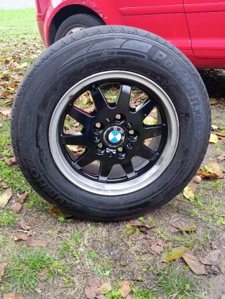 Llantas BMW con neumáticos 90% 200€
