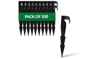 GARDENIX 100 Pieza Anclajes AquaPEG para Manguera