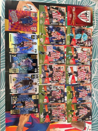Lote de 18 Cromos Athletic Club Panini