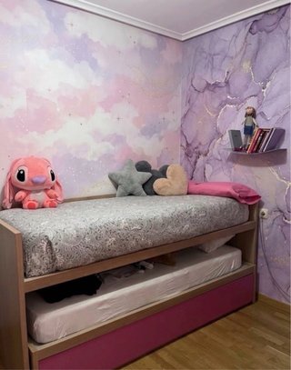 Dormitorio Juvenil Madera Natural