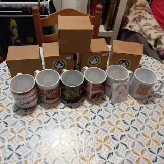 Lote de 6 Tazas de Cerámica todas 4€